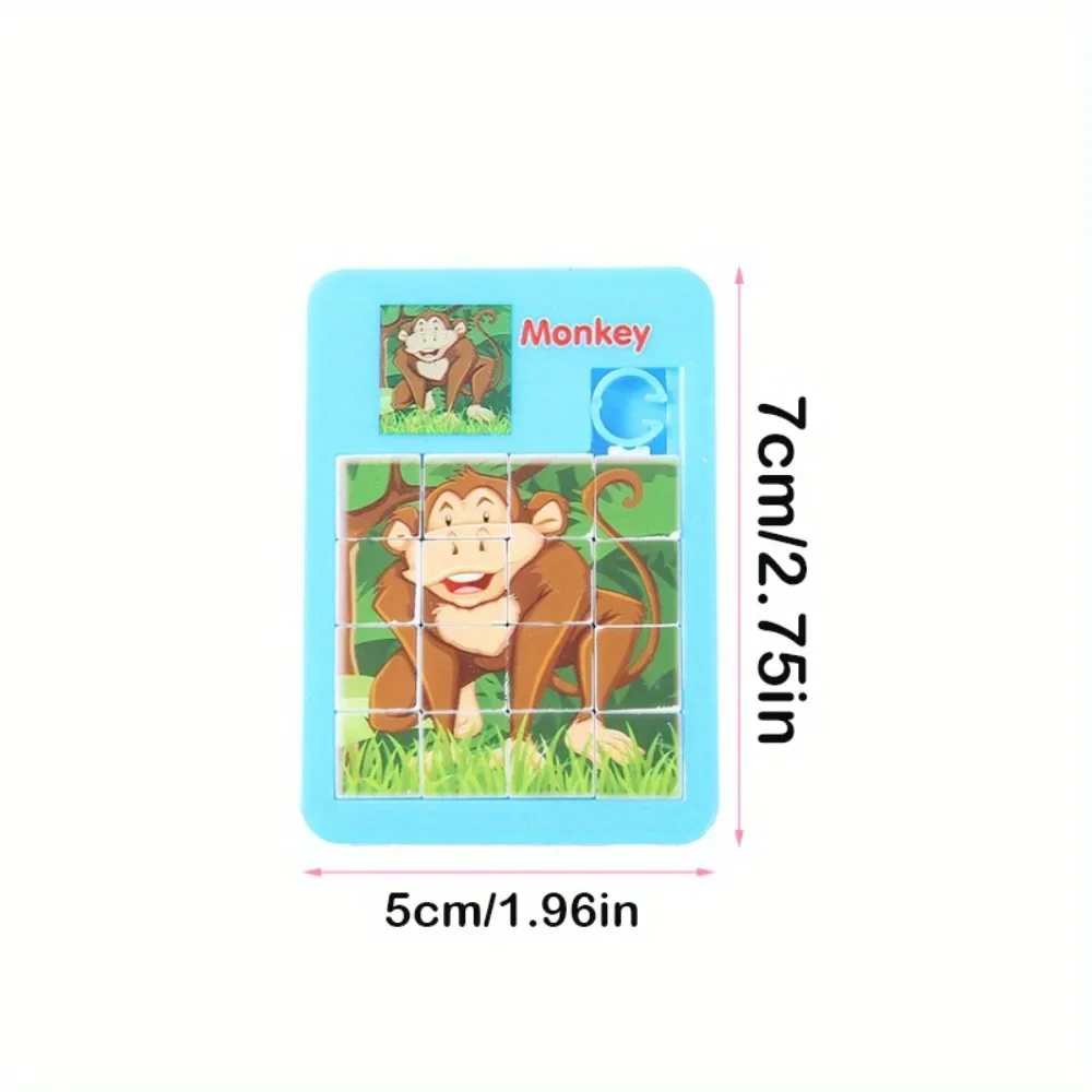 Animal Jigsaw Puzzles 12/24/36 Pack Cute Animal Cartoon Puzzle Toys Kids Birthday Party Favors Prize Pinata Treasure Box Reward Pack Easter Gift