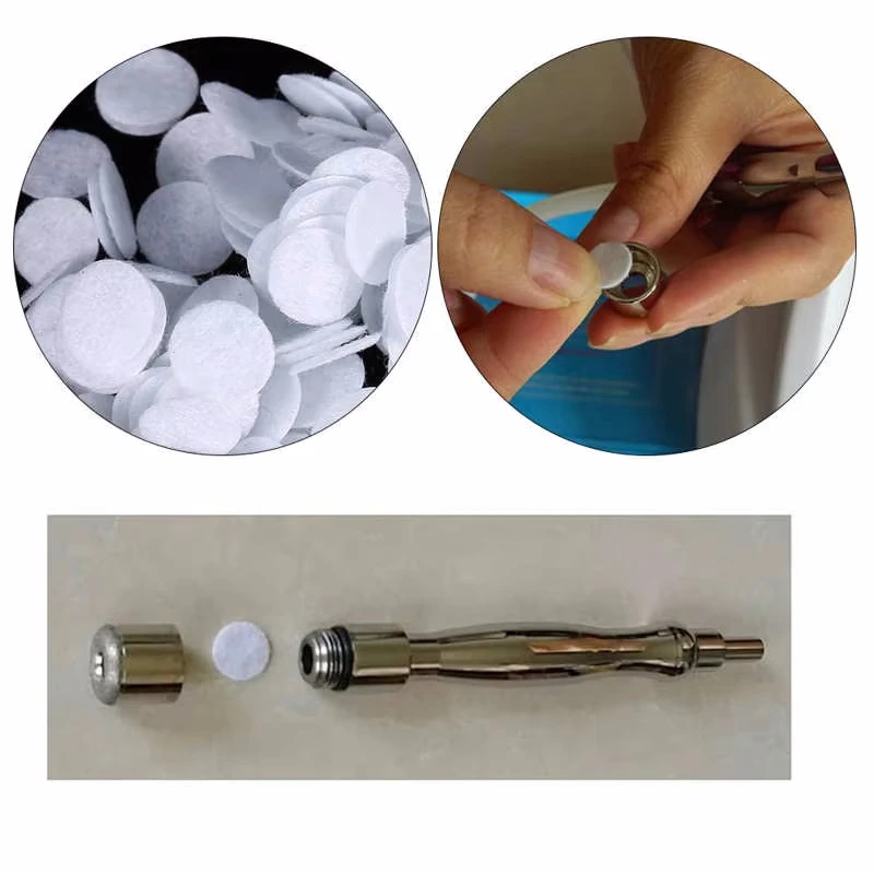 50/100/150pcs Microdermabrasion Cotton Filters Replacement 10mm for Face Care and Blackhead Removal Vacuum Filters Accessories