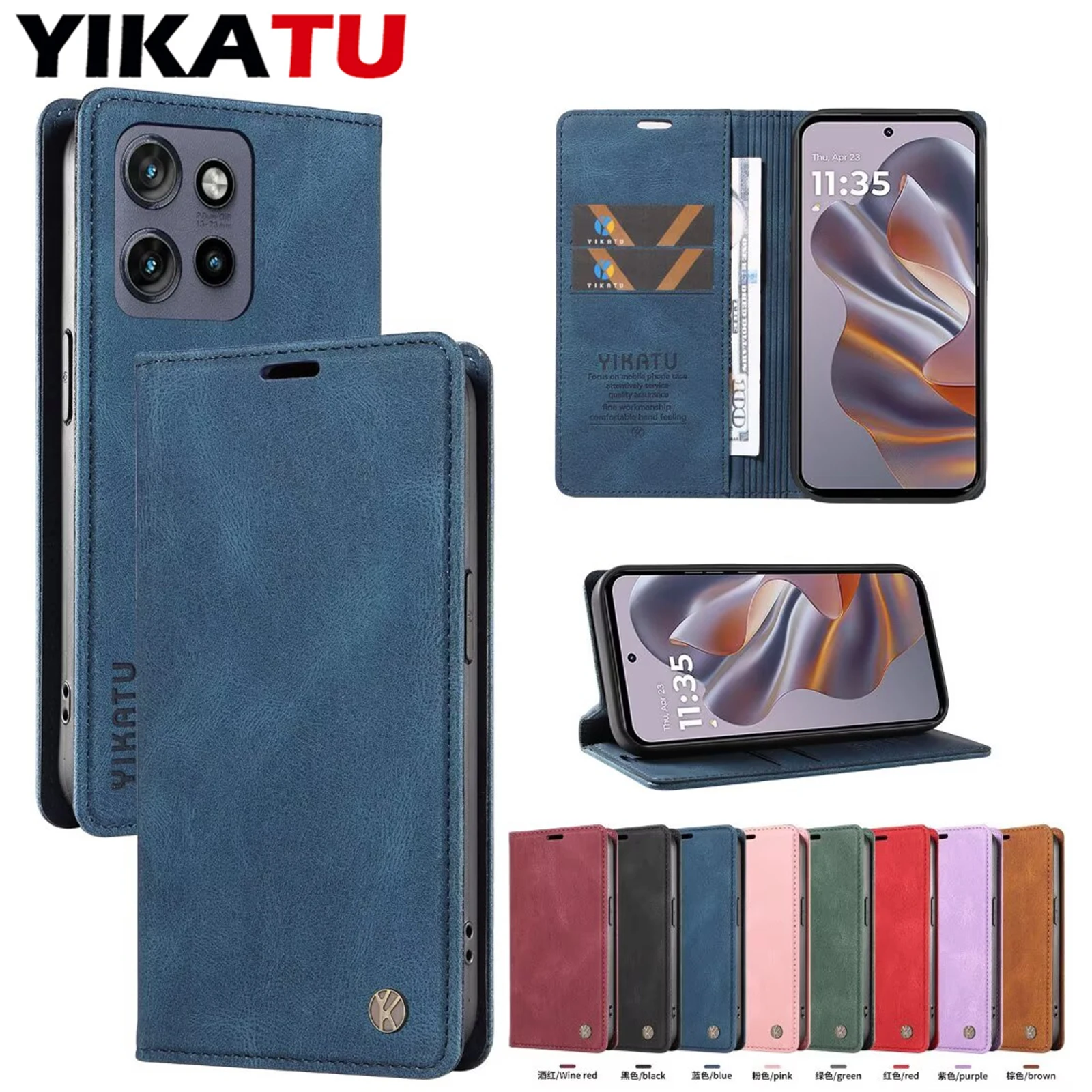Chic Designer Wallet Phone Case - Elegant & Functional Protection