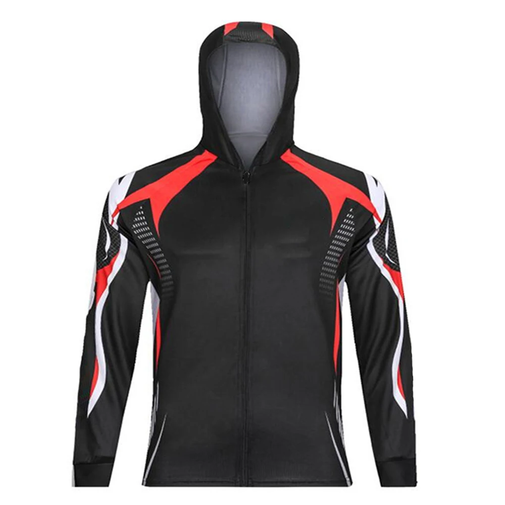 Fishing Hoodie Anti-UV Sunscreen Sun Protection Clothes Fishing Shirt Breathable Quick Dry Jersey fishing shirt fishing clothes