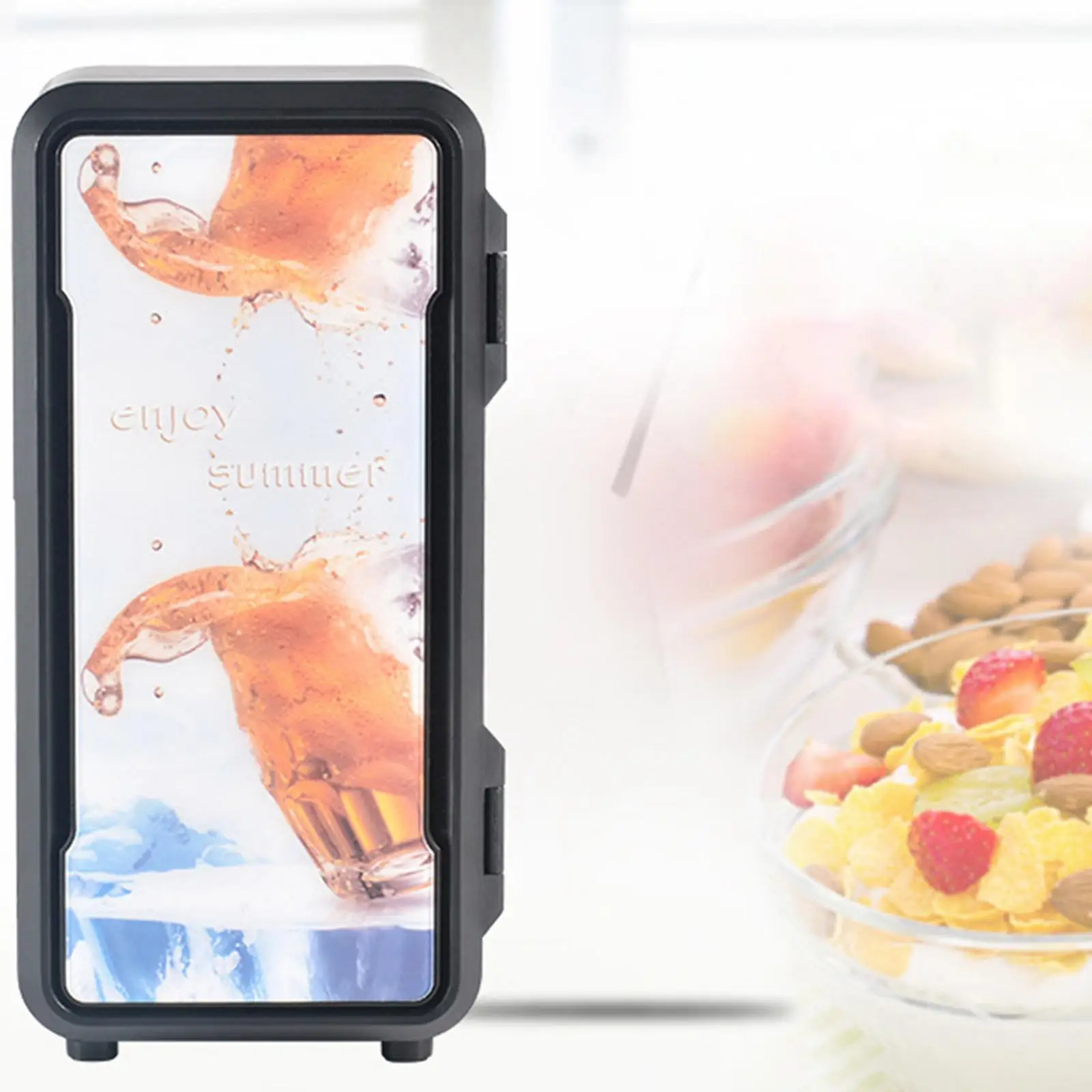 Portable Mini Fridge, Coffee Water Milk Cooler and Warmer, for Bedroom Dorm Car Laptop PC Computer 2