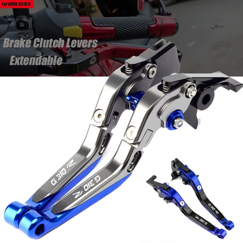 

G310R G310GS Long CNC Adjustable Brake Clutch Levers Handles Lever Motorcycle Accessories For BMW G310 R G 310 R 2017-2021