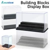 Clear Building Blocks Display Box Showcase Block Toy Transparent Dustproof Display Case Stackable Square Storage Box Organizer 1