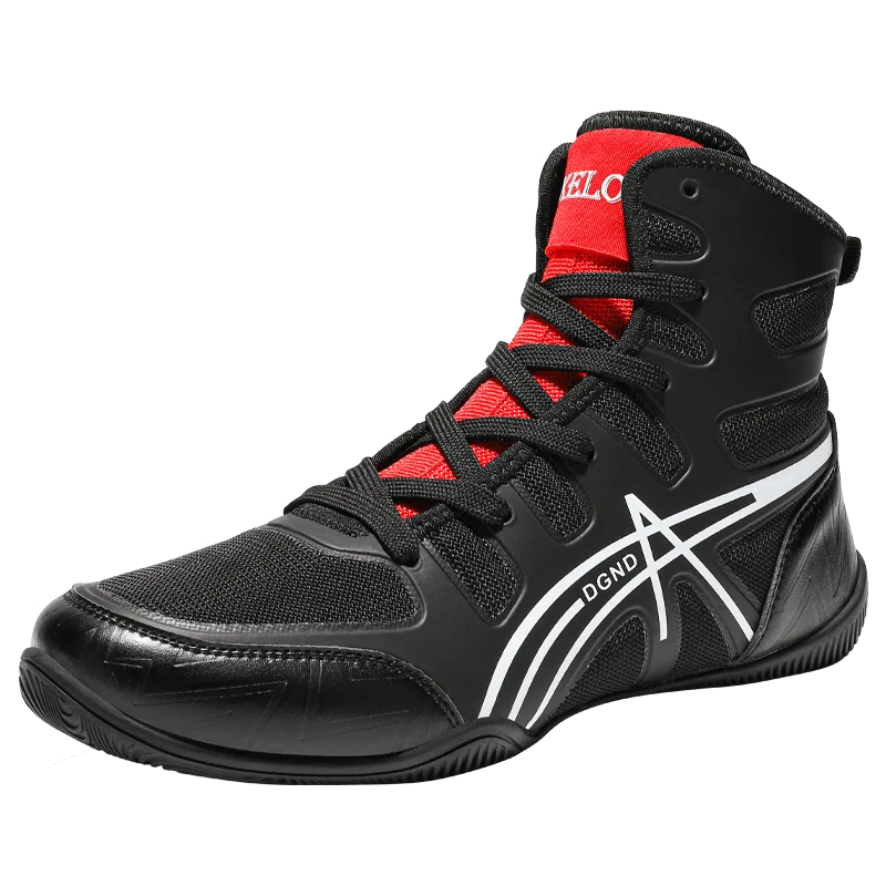Wrestling shoes Fighting Free fighting shoes Long boots Men's and women's high top sneakers Professional fighting boxing