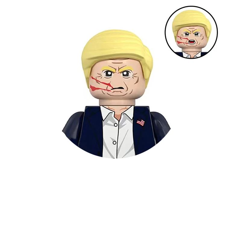 President Donald Trump Figurine Figure Blocks,toy building blocks,action figures