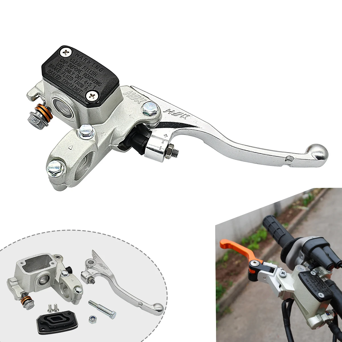 7/8 22mm Motorcycle Front Hydraulic Brake Master Cylinder Lever For KTM