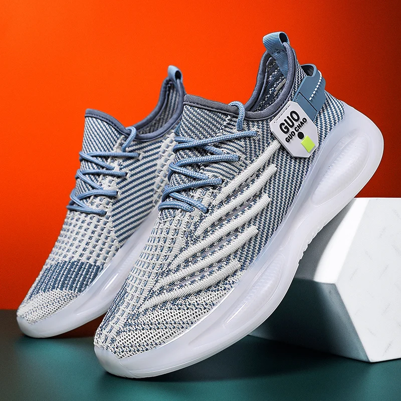 Ståltåhätta Trainers för män Andas Sport Löpning Promenadskor Lättviktsskor för män inomhus utomhussneakers_voghion.com