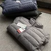 Ultra-Light down Cotton Jaet Autumn Winter Warm Stand Collar Men's Clothing Large Size Faionable Ci Sle Casual Wear