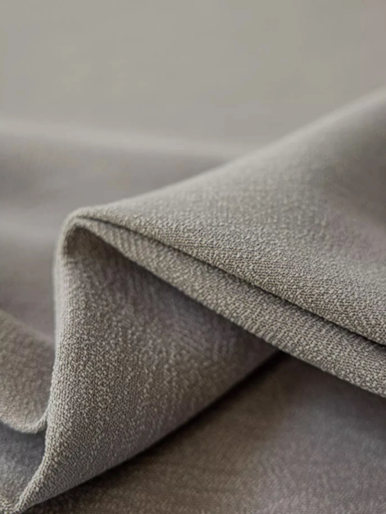 Hook And Loop Fastener  Modern Living Room Curtains Full Blackout Fabric Finished Product Thickened linen 6