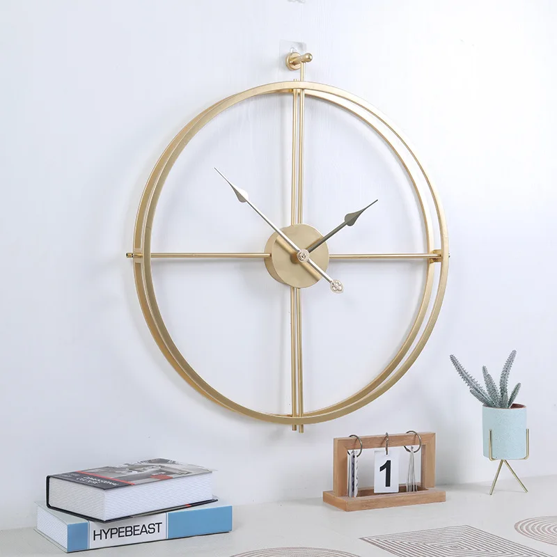 

Large Wall Clock Brief Mute Wall Clocks Modern Design for Luxury Home Living Room Decoration Ornament Crafts Watche Home Decor