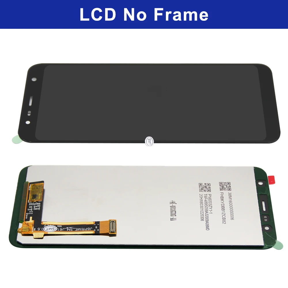 삼성 J6 플러스용 LCD 디스플레이 스크린, 삼성 J6 + J610 J610F J610FN 교체, 6.0 인치