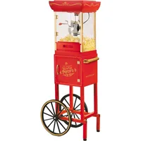 Nostalgia Popcorn Maker Machine - Professional Cart With 2.5 Oz Kettle Makes Up to 10 Cups - Vintage Popcorn Machine 1