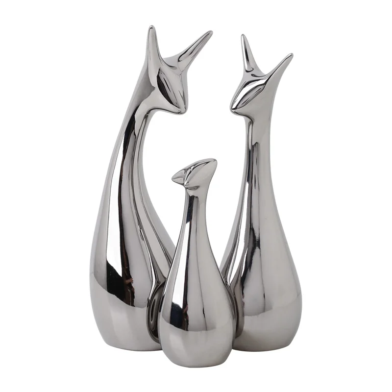 

ZL Ceramic Decoration TV Cabinet Desktop Wine Cabinet Decoration Small Ornament