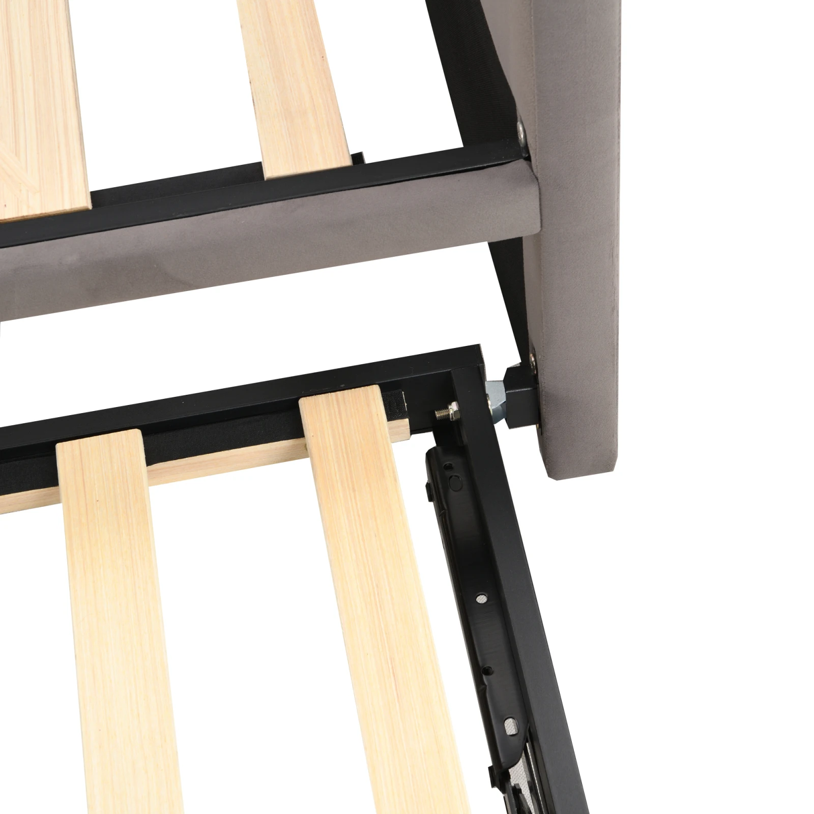 Rosahqnda Schlafsofa 90/180*200 cm, faltbares Einzelbett, Doppelbett, gepolstertes Schlafsofa für Schlafzimmer, Wohnzimmer, Samt – Detail 25