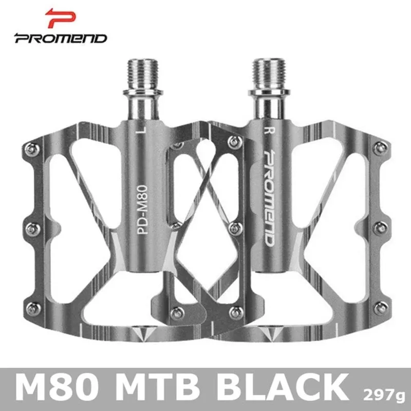 

Promend MTB Bike Pedal CNC Ultra-light Aluminum Non-slip 12 Pins 3 Bearing Big Feet Pedals Pedale Vtt Mountain Accessories