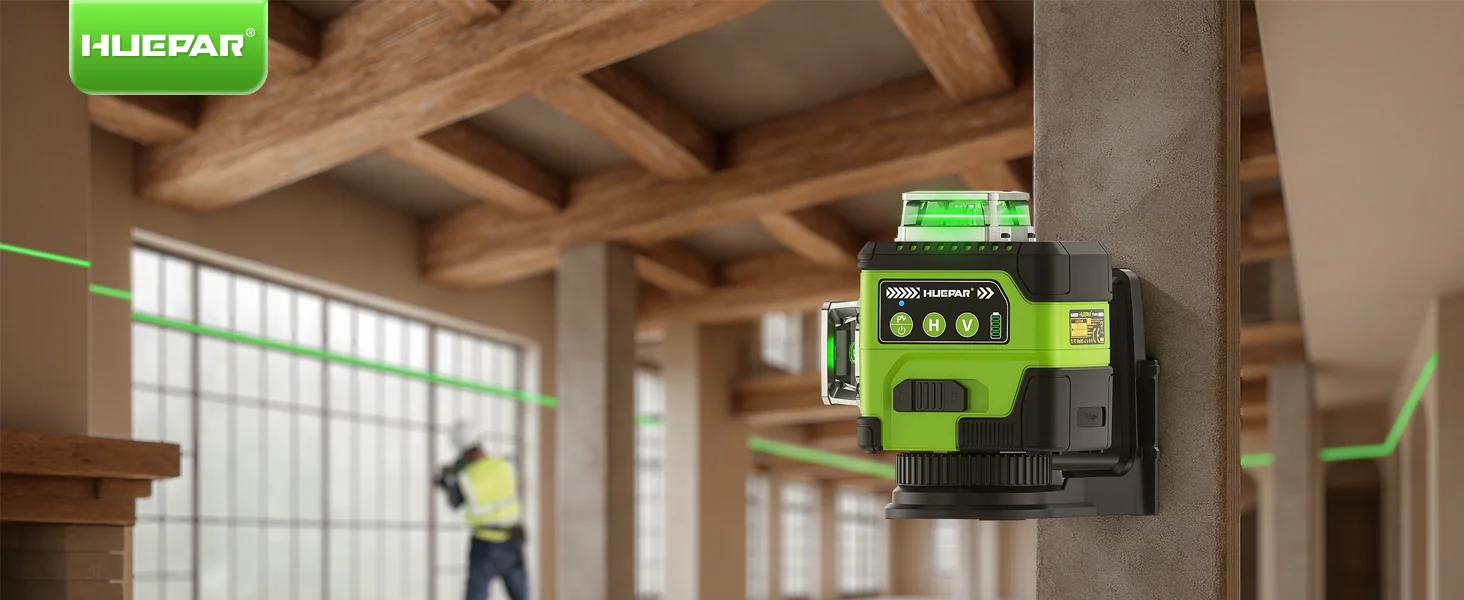 Y03CG 3D Laser Level 12 Lines Self Leveling Digital Angle Screen High Brightness