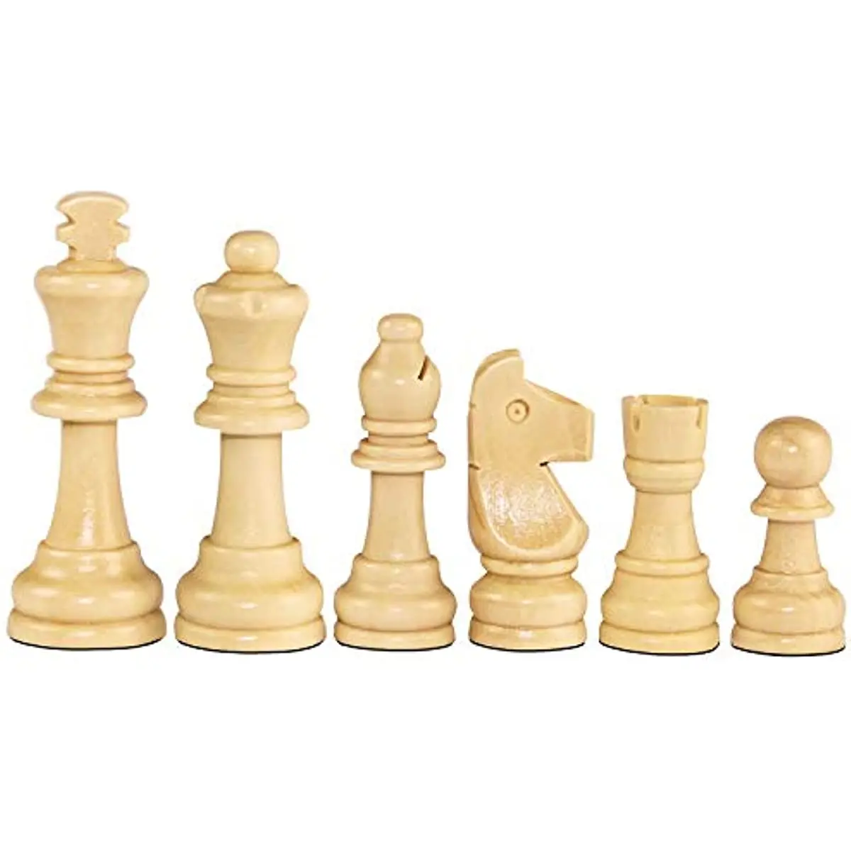 King Figures Chess Game Solid Wooden Chess Pieces 8CM/3.15in