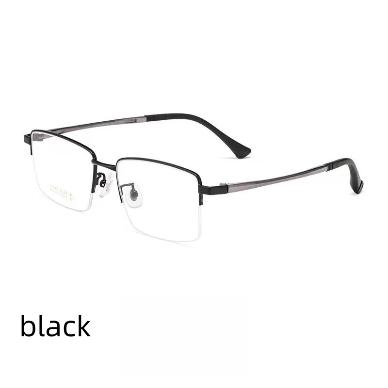 

52mm 2023 New titanium alloy man Square Glasses Frame Prescription Glasses Optical Eyeglasses N80015N