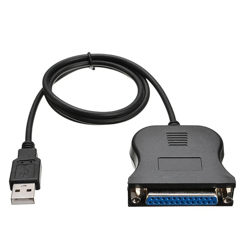 

2Pcs USB To Parallel Adapter For Printer USB 2.0 Male To DB25 Female, Parallel Port, IEEE 1284 Adapter For Computer