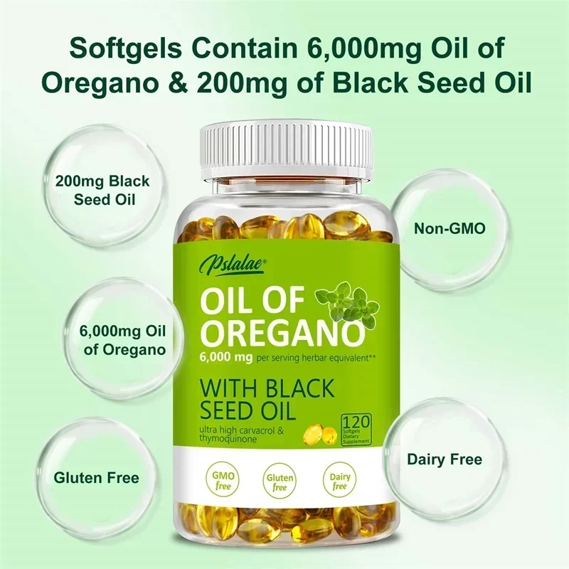Oregano Oil - Immune and Antioxidant Support Supplement To Help Sustain Overall Well-Being, Healthy Intestinal Flora - Image 7