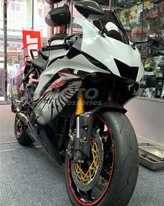 

Комплект обтекателей из АБС-пластика для YAMAHA R6 2017 2018 2019 2020 2021 2022 2023 2024 17 18 19 20 21 22 23 24