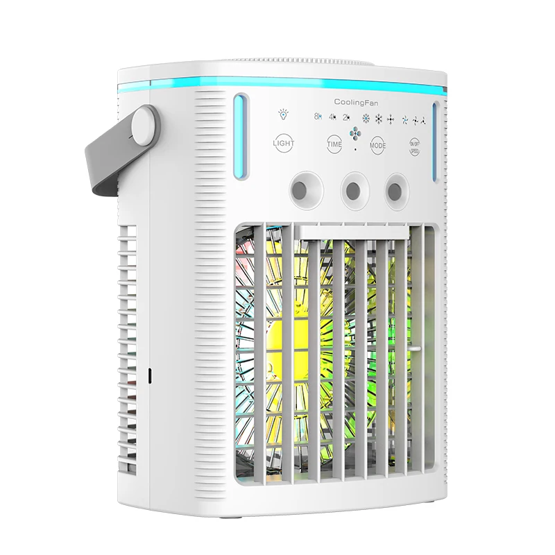 مروحة تبريد USB 3 في 1 مع مرطب وجهاز تحكم عن بعد |...