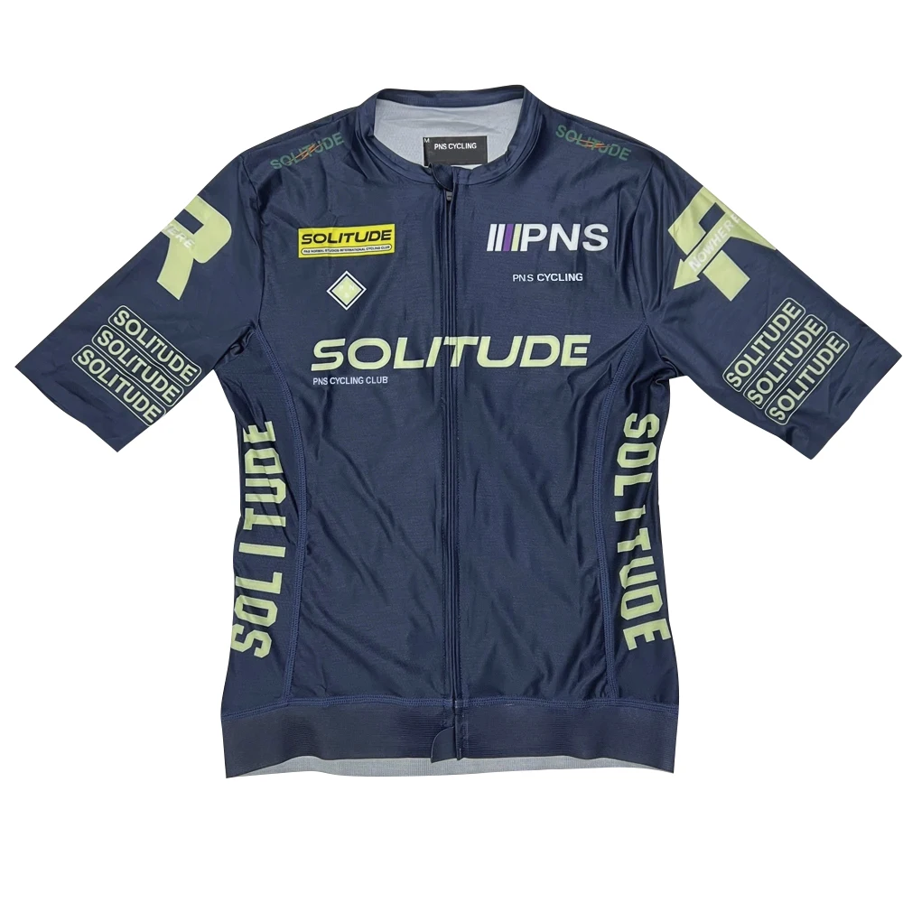 thumbnail image 1 of Maillot de ciclismo para hombre Pro Team Solitude, maillot de ciclismo de manga corta para ciclismo de montaña o carretera, maillots de verano para ciclismo de montaña, 1 of 5