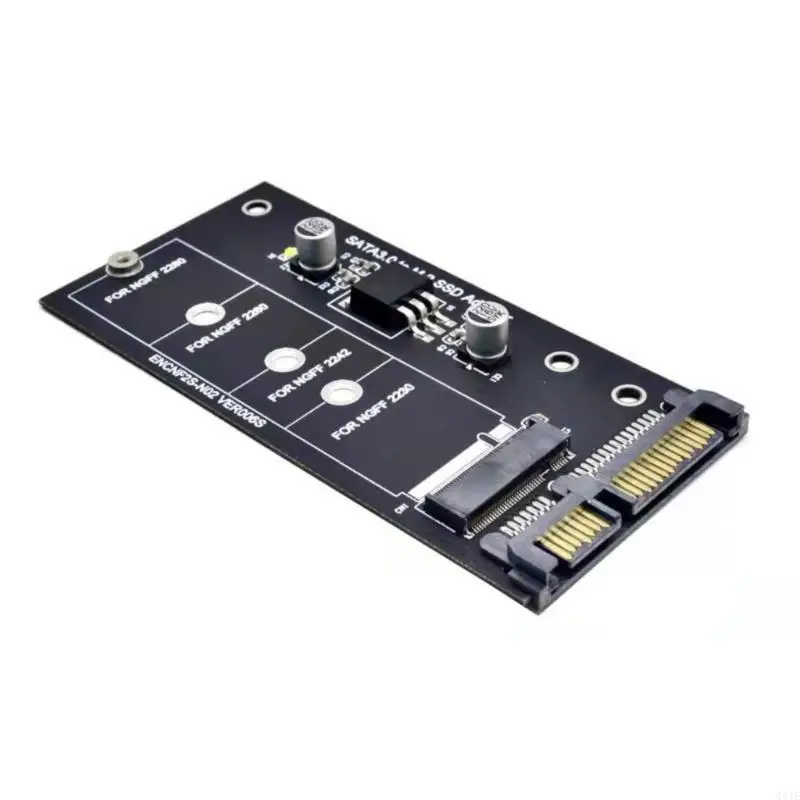 M.2 to SATA3 NGFFs SSDs Converters Adapter Card 6Gbps for Computer Integration Q81E
