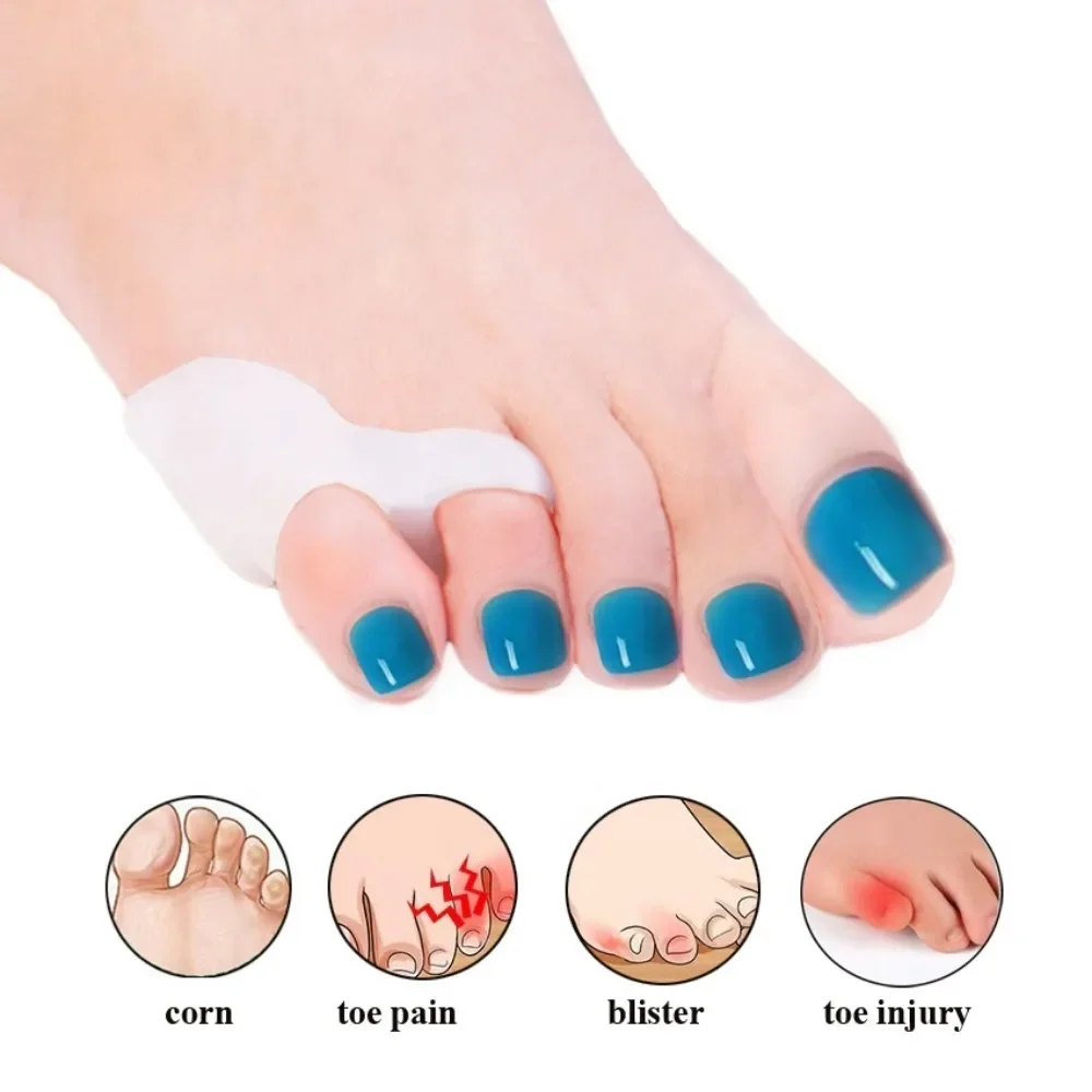 2PCS Pinky Toe Protector Bunion Corrector for Bunion Relieve Foot Pain From Friction Rubbing and Pressure for Night & Home Use 3
