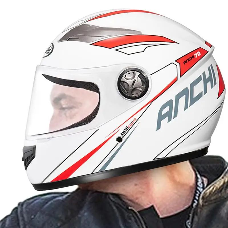 

Мотоциклетный шлем на все лицо, защитная накладка для мотоцикла, с прозрачным козырьком