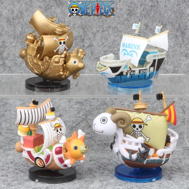 Anime One Piece Cute Mini Boat Action Figure Model Going Merry