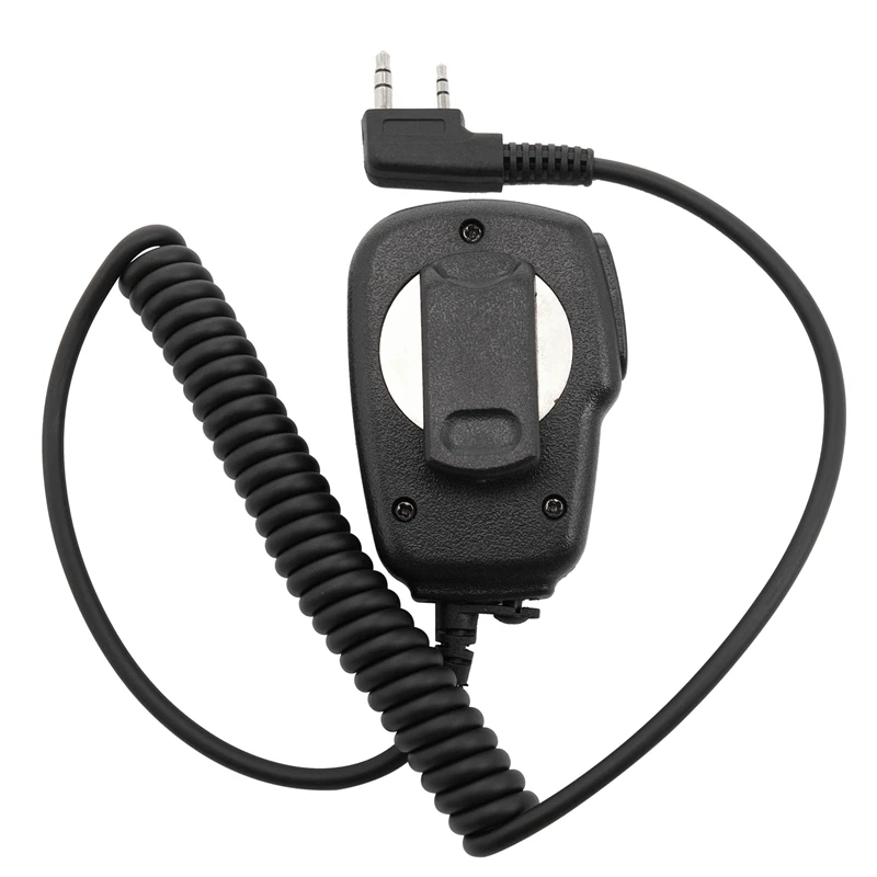 

FULL-2 Pin Mini PTT Speaker MIC Walkie Talkie Accessories For Baofeng UV5R 888S For Kenwood For TYT Two Way Radio C9021A