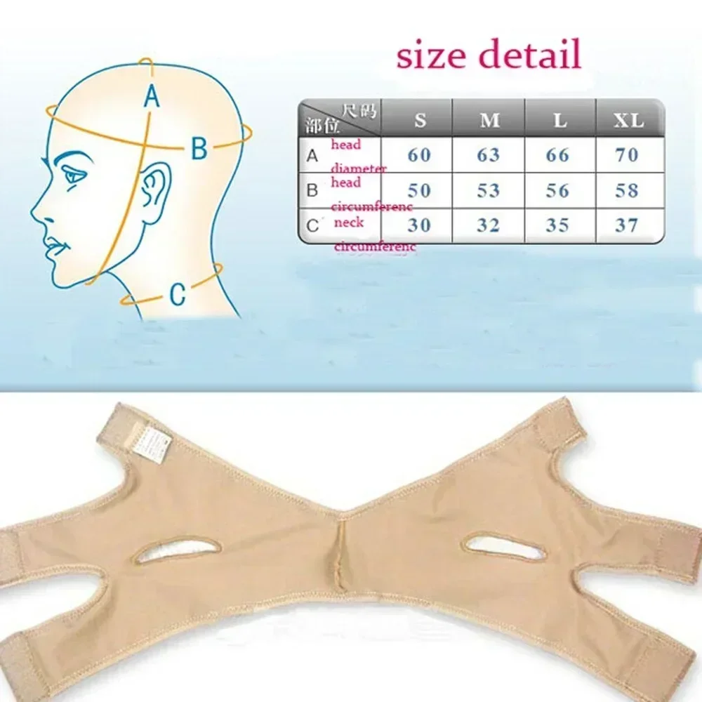 Compression Post Surgical Reusable V-Line Face Slim Lift up Chin Cheek  Slimming Strap Band Belt V Face Shaper - China Face Shaper and V Face Shaper  price