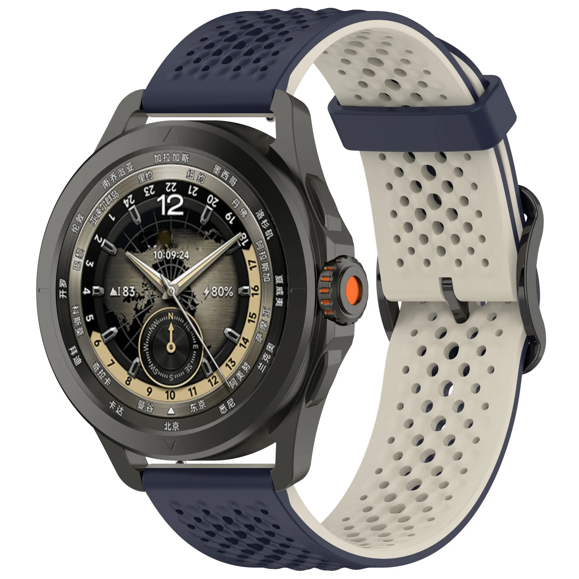 Breathable Silicone Strap for Smartwatches - Sport Edition