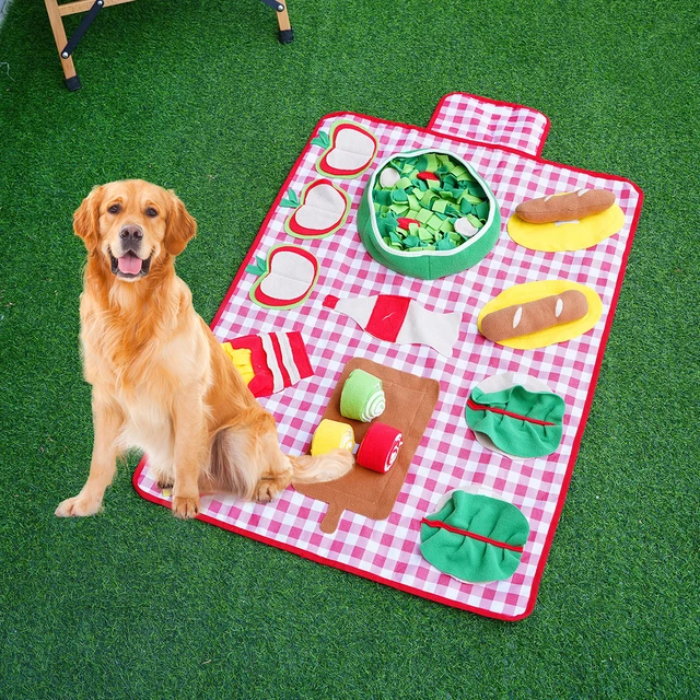 Dog Sniffing Mat Interactive Toys Pet Slow Food Mat Helps Relieve Stress and Training Stimulates Pet's Foraging Skills Dog Sniffing Mat Interactive Toys Pet Slow Food Mat Helps Relieve Stress and Training Stimulates Pet's Foraging Skills