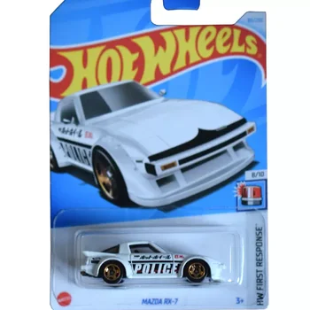 Hot Wheels Genuine 1:64 Vehicle Metal Car Mazda Comaro Police Car Ram Honda Civic Diecast Toys for Boys Sports Model 2024 D Case