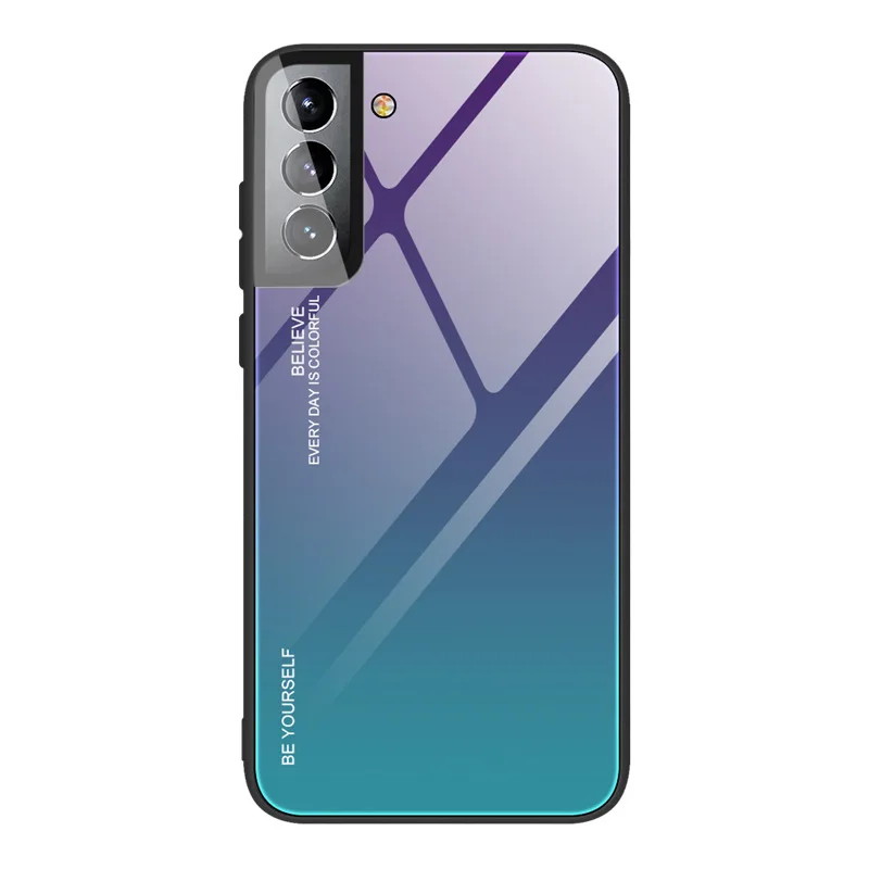 Phone Case for Samsung Galaxy S22 Ultra 5G Stained Glass Gradient Phone Protective Cover for Galaxy S22 Plus S22Ultra S22+/S22U samsung cute phone cover Cases For Samsung