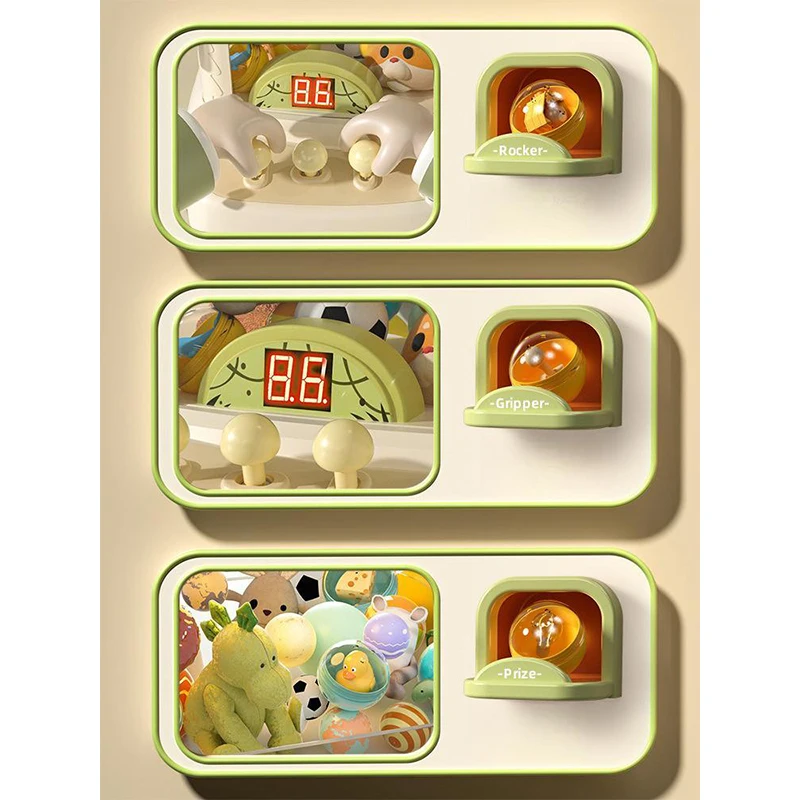 Claw Machine for Kids Dinosaur Catch Doll Machines Candy Grabber Toys for Boy Girl Electronic Arcade Game Gift 4