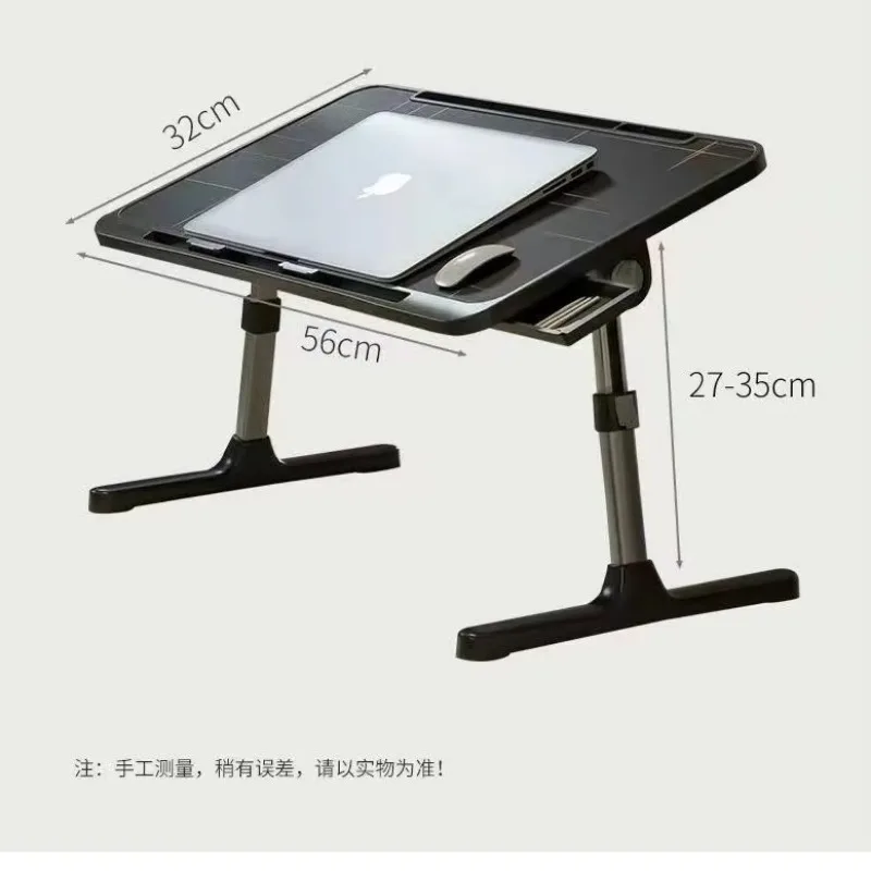 Computer Desks Office Furniture Bed Laptop Desk Lazy Person Bay Window Folding Storage Height Angle Adjustment Sturdy Durable