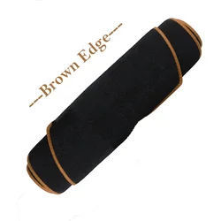 Enhanced Dashboard Cover Sunshade Cushion: Car Accessories Anti - UV Mat Carpet Pad - Right Hand Drive (Brown Edge)