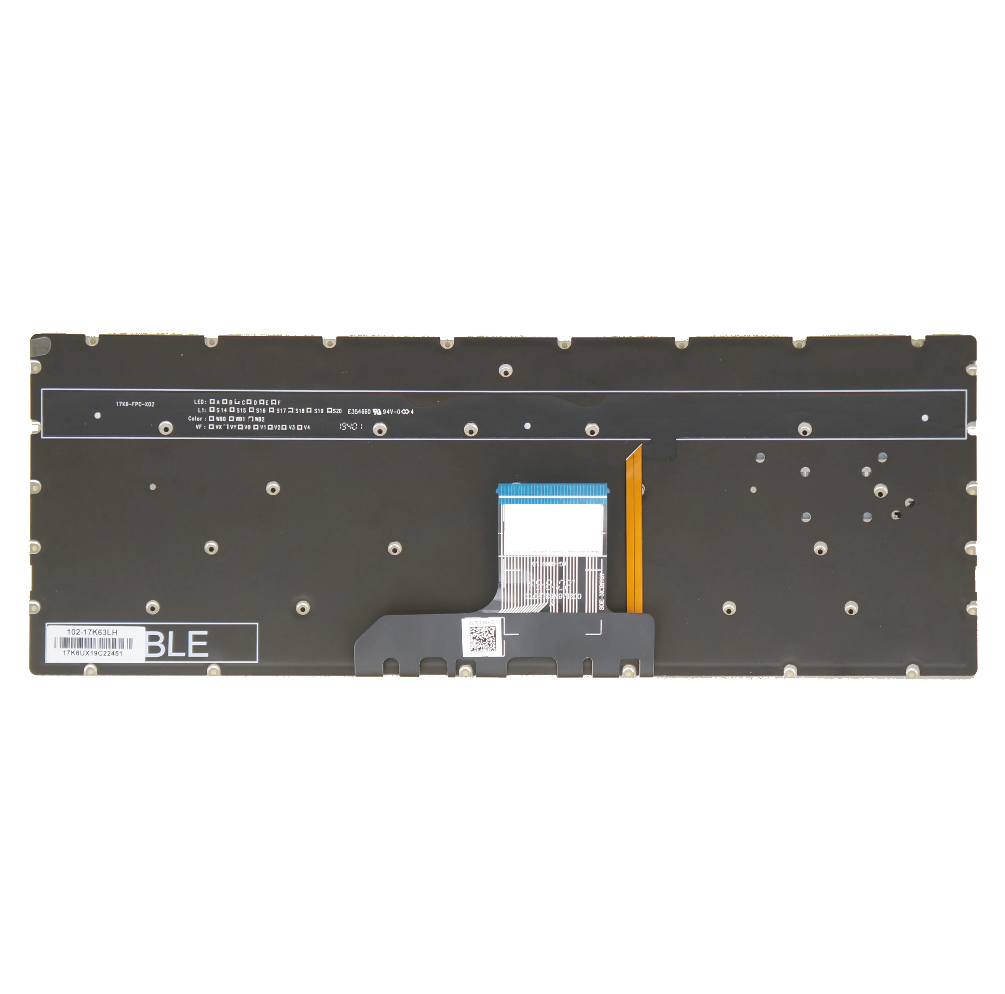 Espanhol Russo Teclado Nórdico Hebraico para hp Pavilion 13-um Espectro 13-ap Envy 13-ag 13m-ag 13-ah 13-aq 13-ar Retroiluminado us uk la - Imagem 2