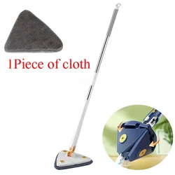 Self - Cleaning 360° Telescopic Mop & Ceiling Brush for Efficient Home Cleaning (White and 1pcs cloth)