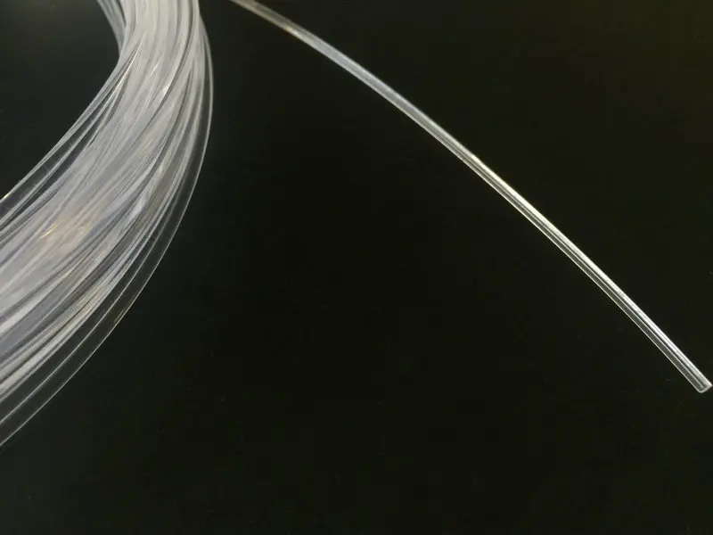 1.0mm(Diameter) Clear Side Glow Solid Core Optic Fiber Cable Hanging Curtain Home Desk Mat Bendable DIY Decorative Lighting 1mm