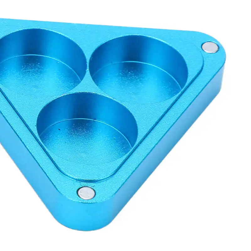 Cue Tips Storage Case Small Three Hole Billiards Cue Tip Storage Box for 3 Snooker Stick pole Tips At a Time