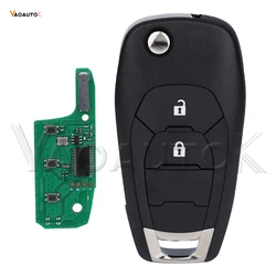 Enhanced Flip Car Key with Auto Remote Fob and 4A Chip (2 Buttons)