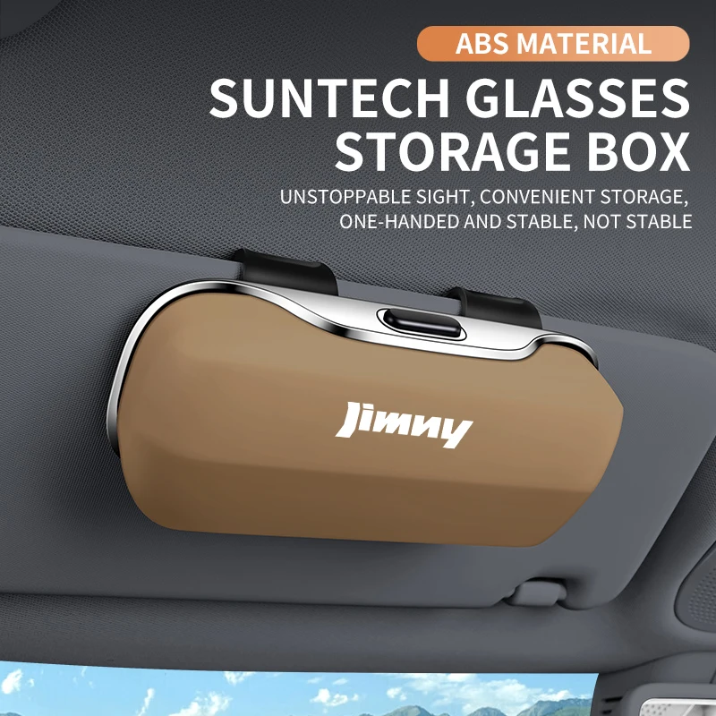 자동차 안경 케이스 상자 선글라스 홀더 Sun Visor 보관 보호 프레임 상자 안경 클립 스즈키 Jimny JIMNY 용 휴대용