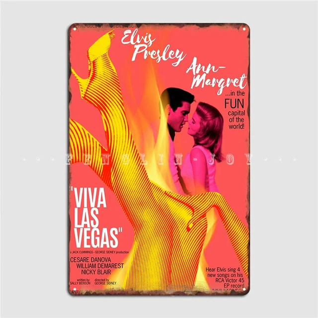 ビバとビネットのベガマ1964映画ポスターデザインメタルサインバー 