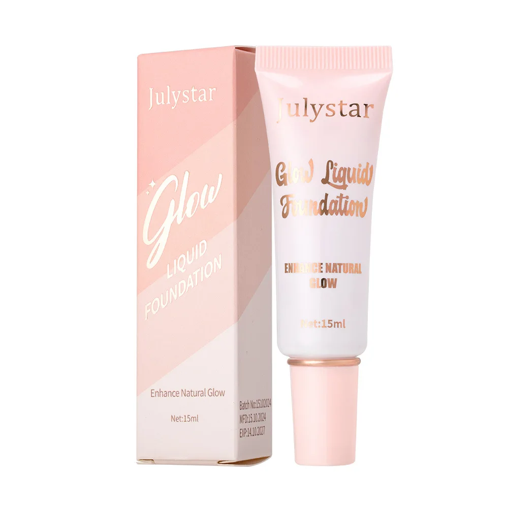 Julystar facial concealer high gloss pearlescent foundation natural lasting brightening moisturizing concealer 5