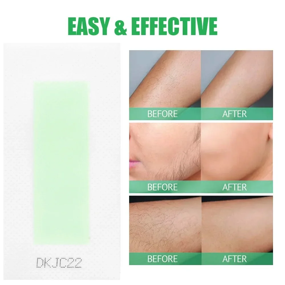 30PC Hair Removal Wax Strips Painless Fast Hairs Removal Bikini Legs Arm Hair Removal Patch Unisex Facial Body Women Beauty Tool 5