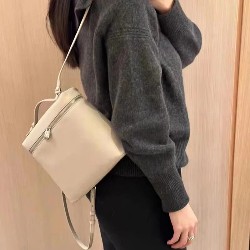 

LP Lychee print backpack for women 2023 new high quality cowhide soft handbag for women backpack